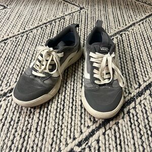 Vans Gray and White Sneakers Stylish Comfort